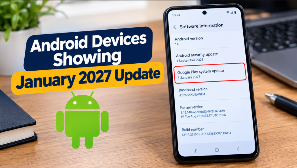 Android Devices Showing January 2027 Update