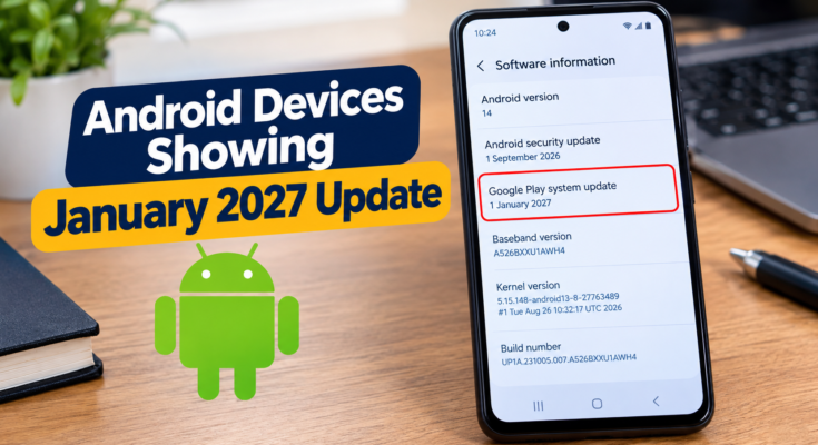 Android Devices Showing January 2027 Update